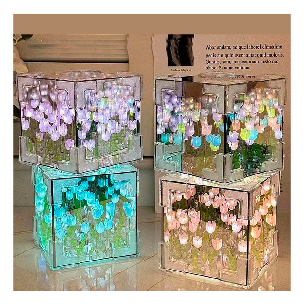 LAMPARA DE TULIPANES INFINITOS ARMABLE - Dayco col